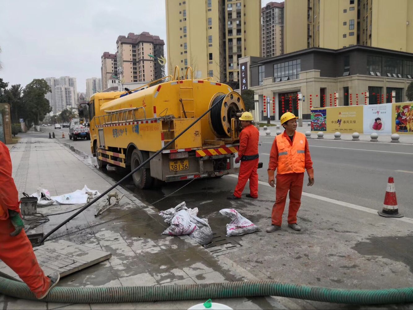 沂源排污管道清淤-管道清洗